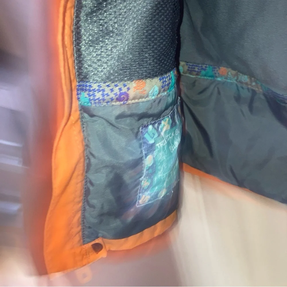 Burton Boys Mini Shred Jacket Size 5 Orange GUC
